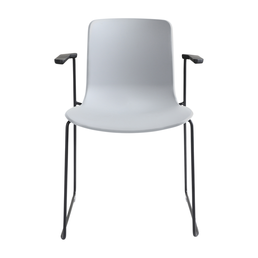 Acti Armchair (Light Grey / Sled Base Arms) image
