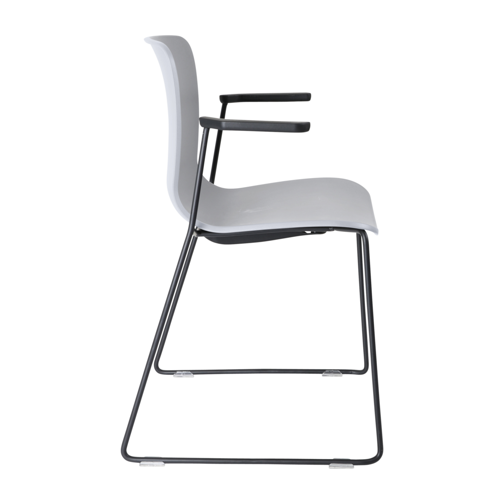 Acti Armchair (Light Grey / Sled Base Arms) image