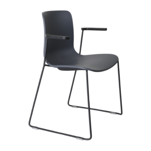 Acti Armchair (Charcoal / Sled Base Arms)