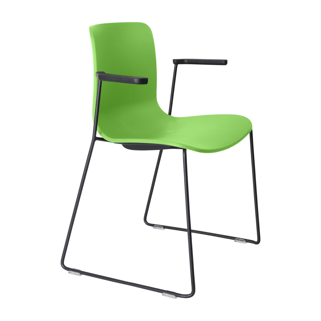 Acti Armchair (Green / Sled Base Arms) image