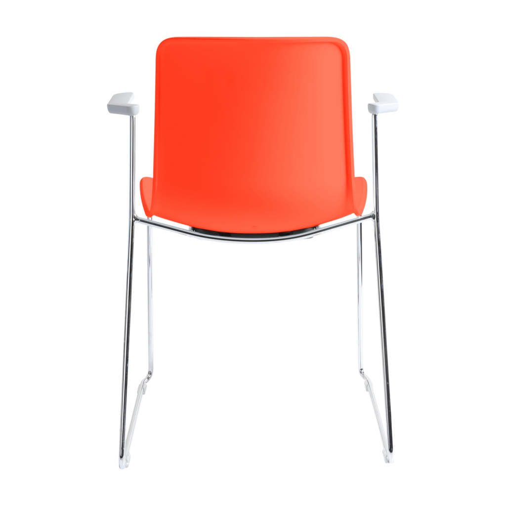 Acti Armchair (Orange / Sled Base Arms) image