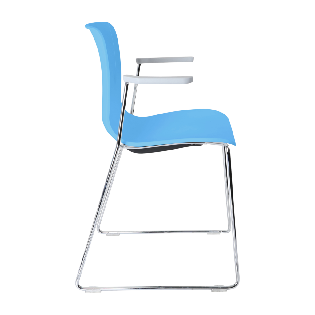 Acti Armchair (Ocean Blue / Sled Base Arms) image