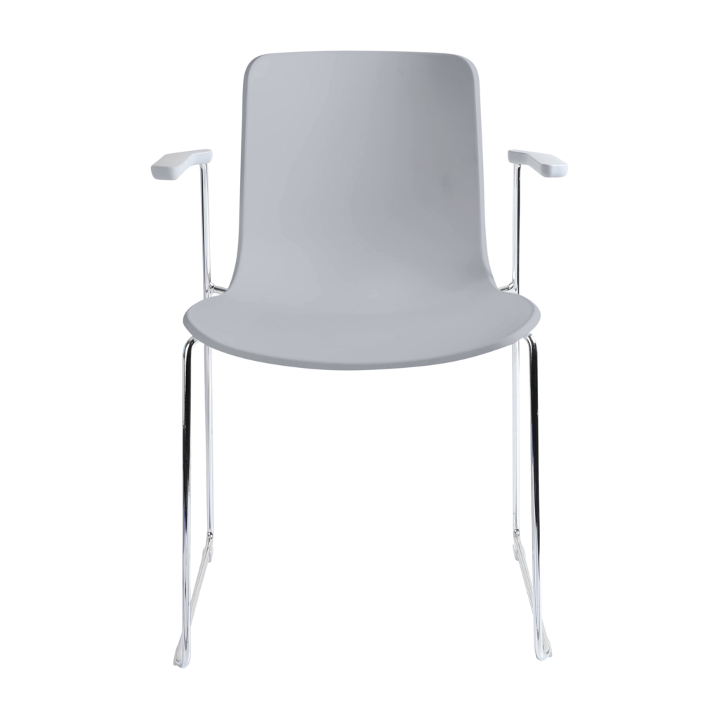 Acti Armchair (Light Grey / Sled Base Arms) image