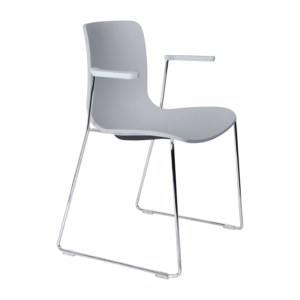 Acti Armchair (Light Grey / Sled Base Arms)