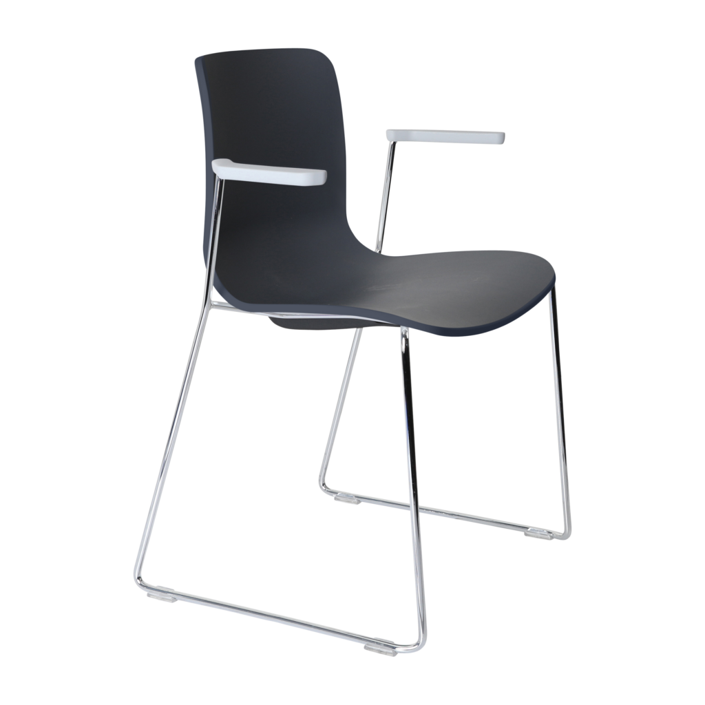 Acti Armchair (Charcoal / Sled Base Arms) image