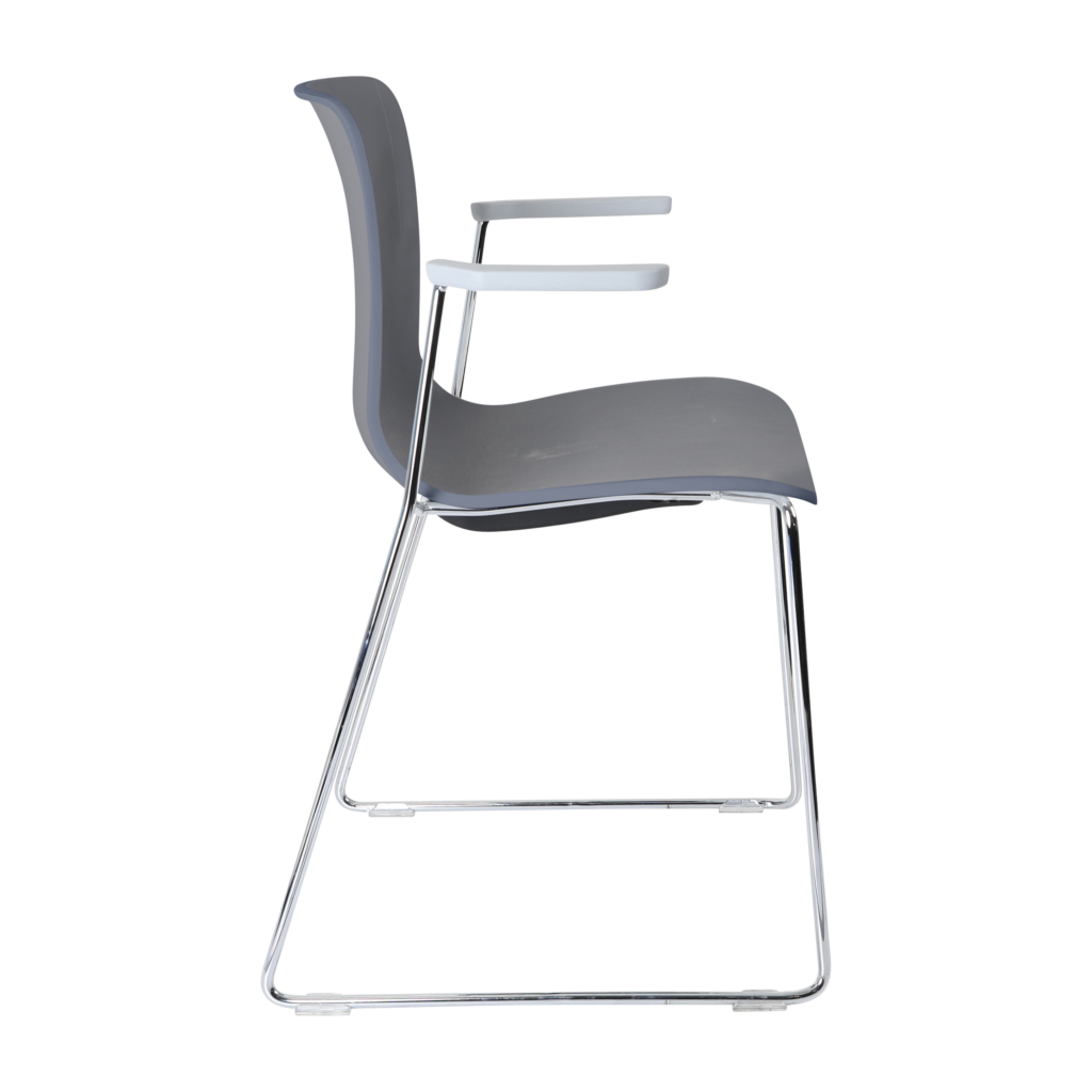 Acti Armchair (Charcoal / Sled Base Arms) image