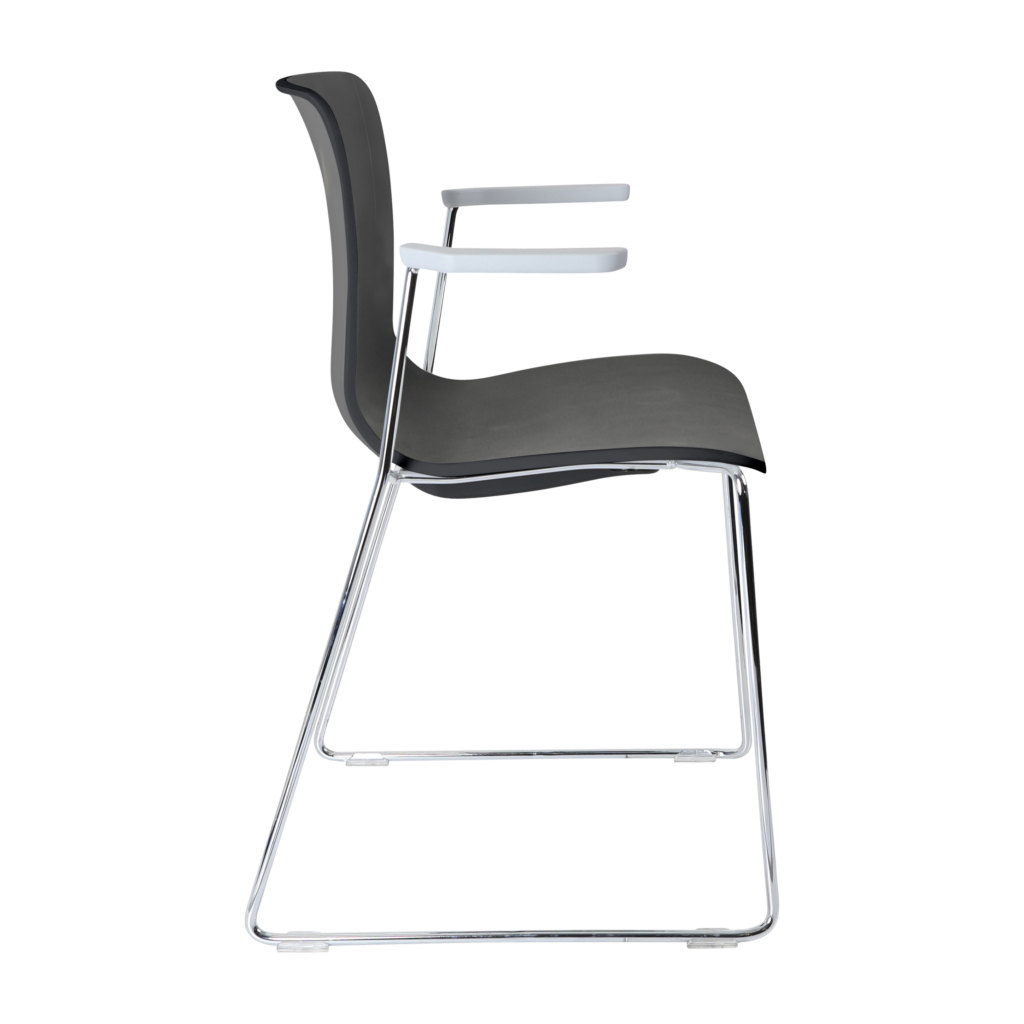 Acti Armchair (Black / Sled Base Arms) image