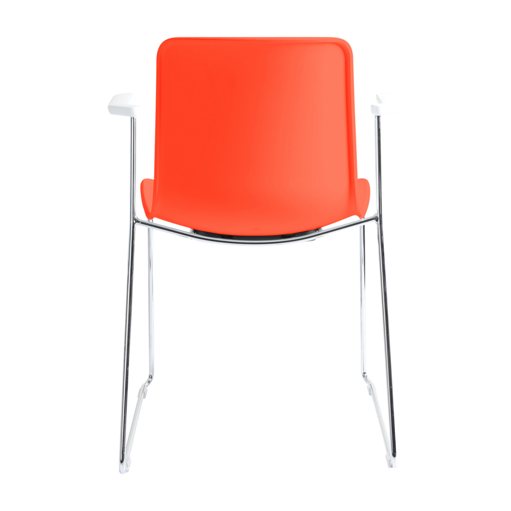 Acti Armchair (Orange / Sled Base Arms) image