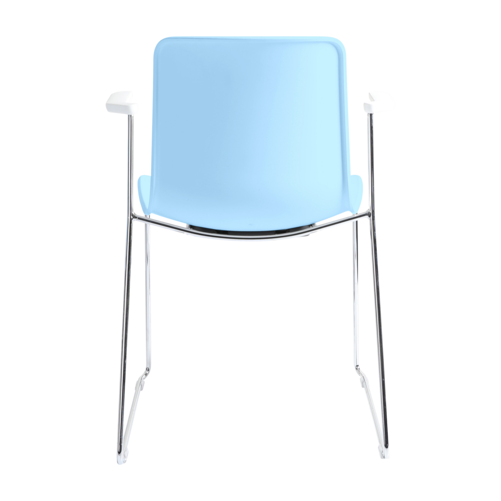 Acti Armchair (Pale Blue / Sled Base Arms) image