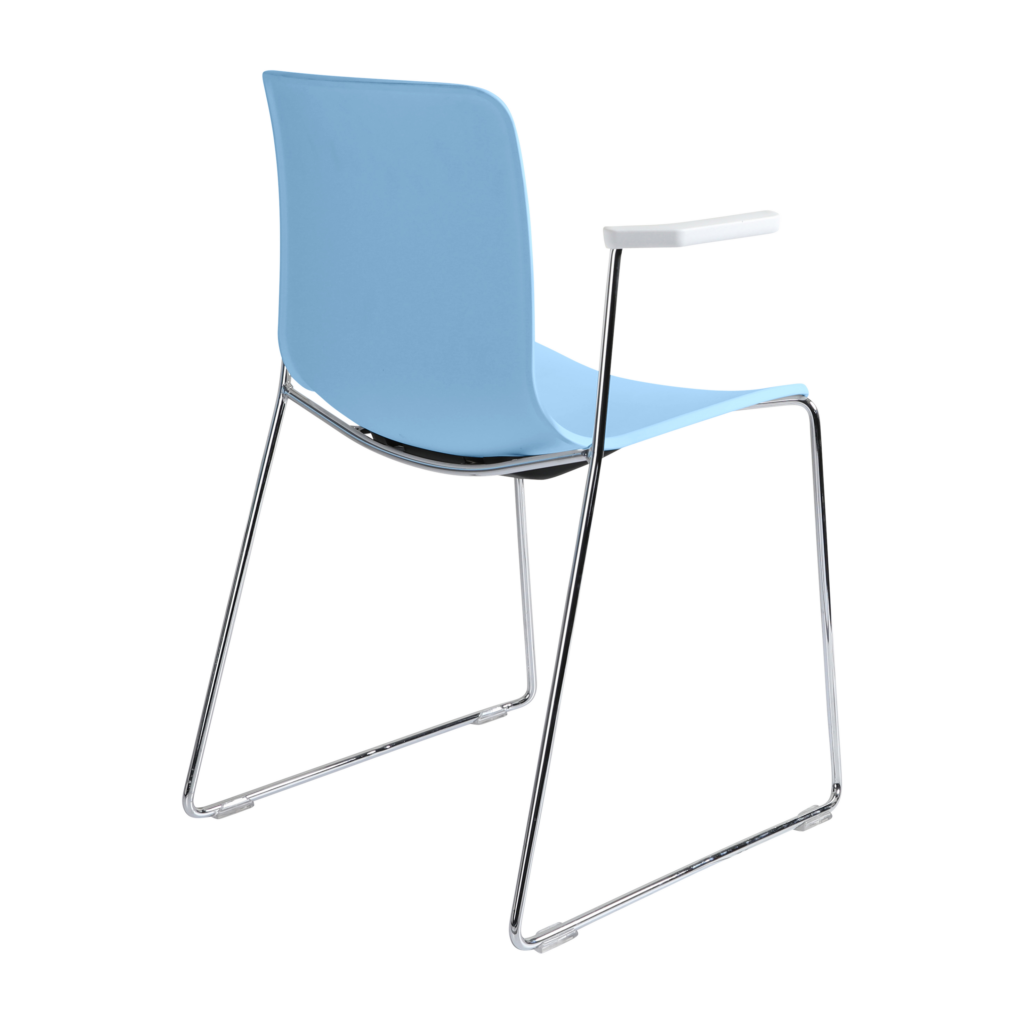 Acti Armchair (Pale Blue / Sled Base Arms) image