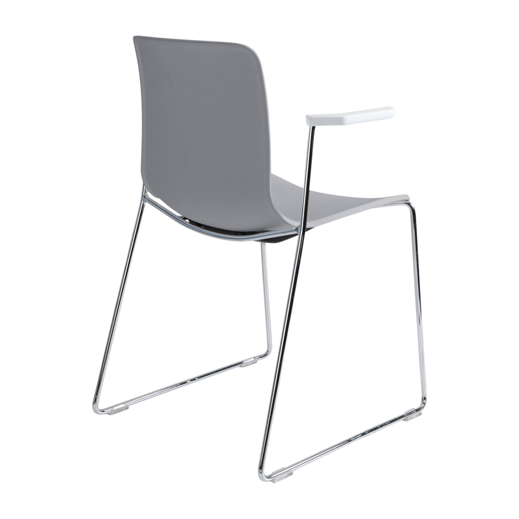 Acti Armchair (Light Grey / Sled Base Arms) image