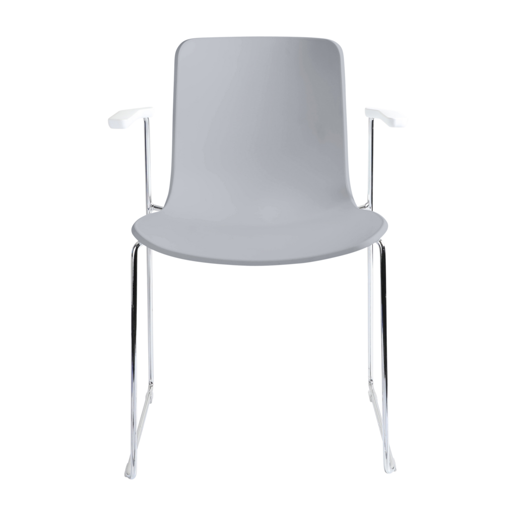 Acti Armchair (Light Grey / Sled Base Arms) image