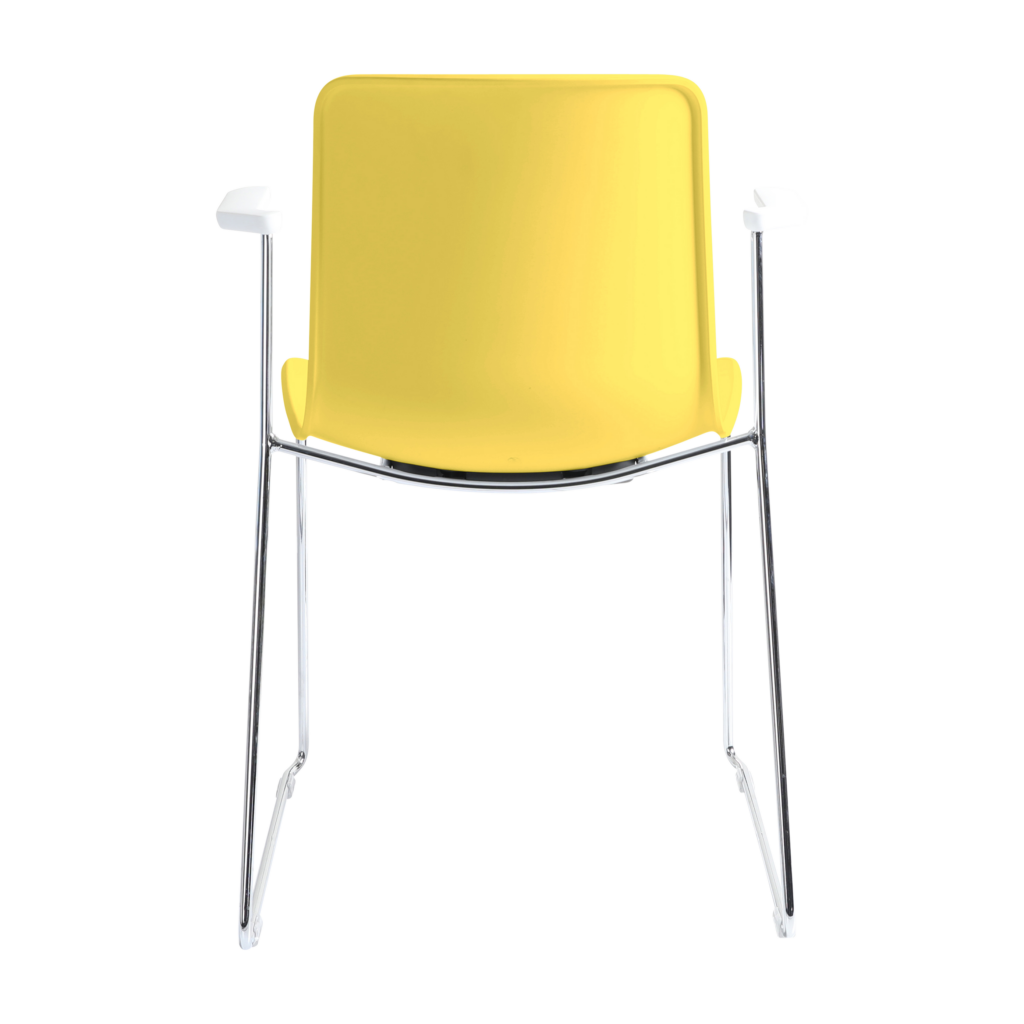 Acti Armchair (Yellow / Sled Base Arms) image