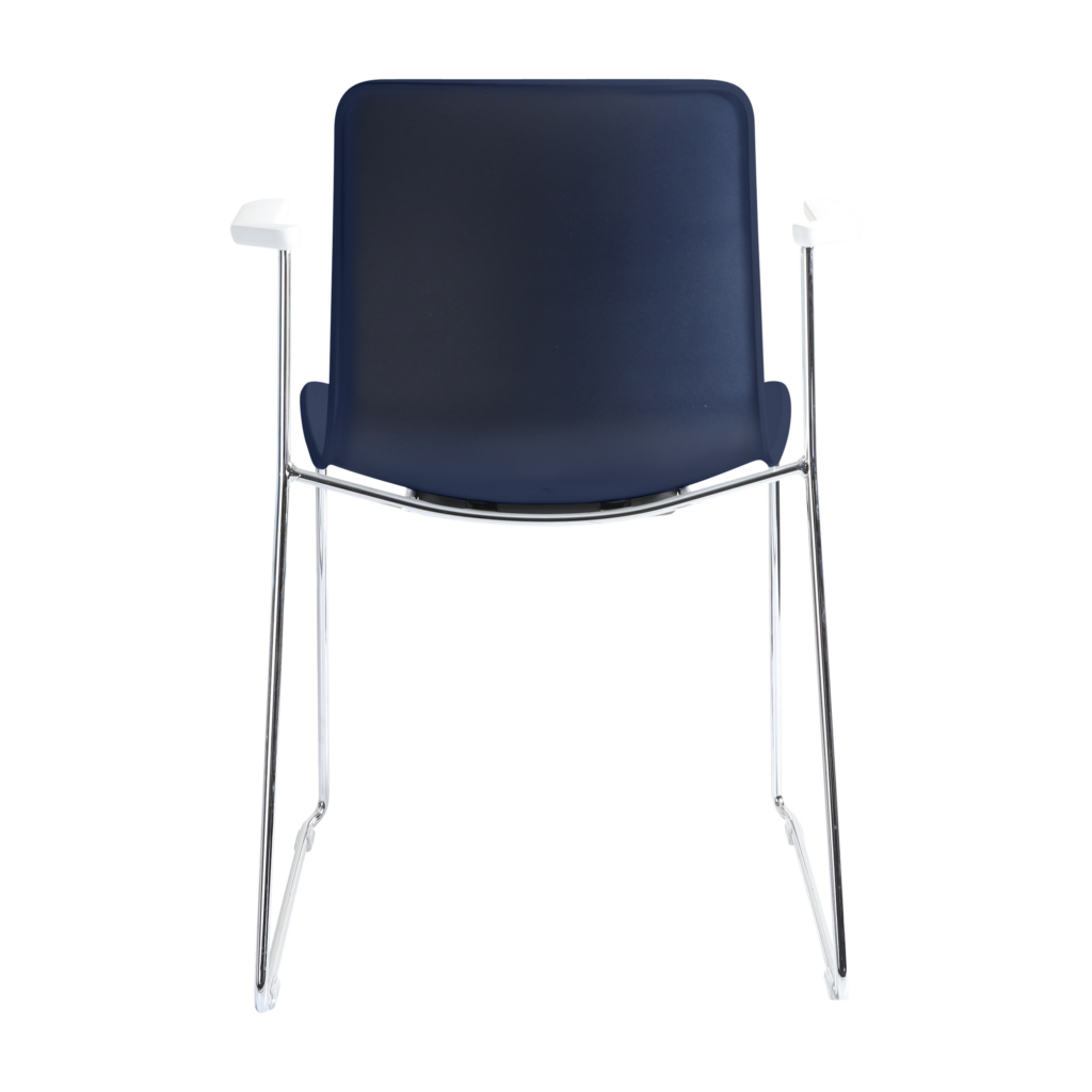 Acti Armchair (Navy Blue / Sled Base Arms) image