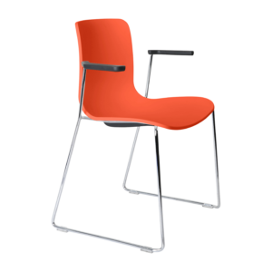 Acti Armchair (Orange / Sled Base Arms)