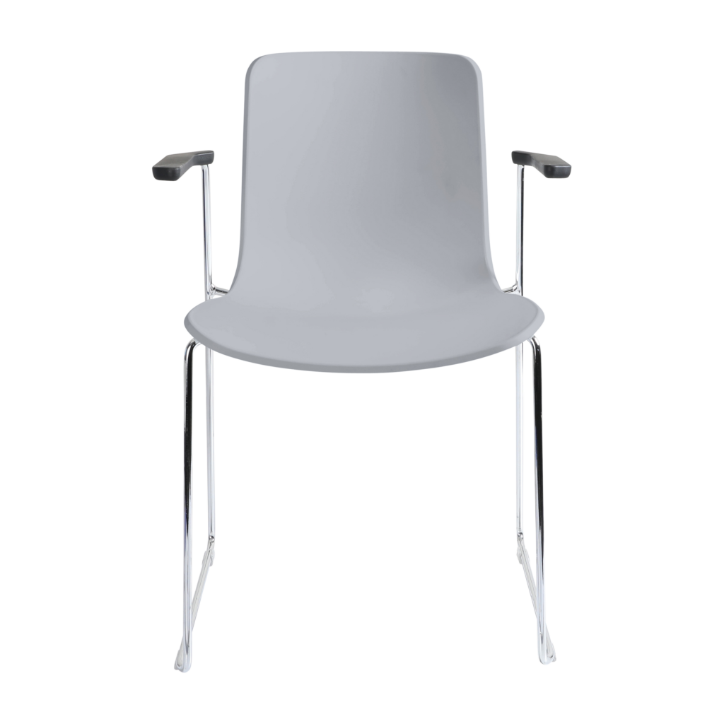 Acti Armchair (Light Grey / Sled Base Arms) image
