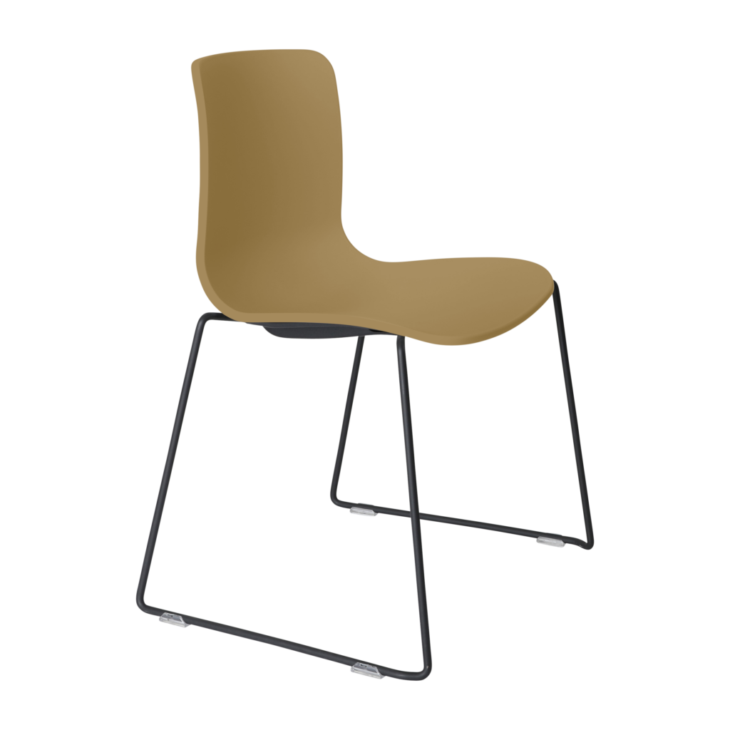 Acti Chair (Caramel / Sled Base Black) image