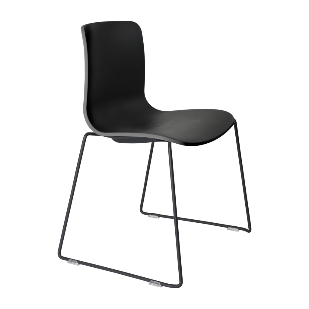 Acti Chair (Black / Sled Base Black) image