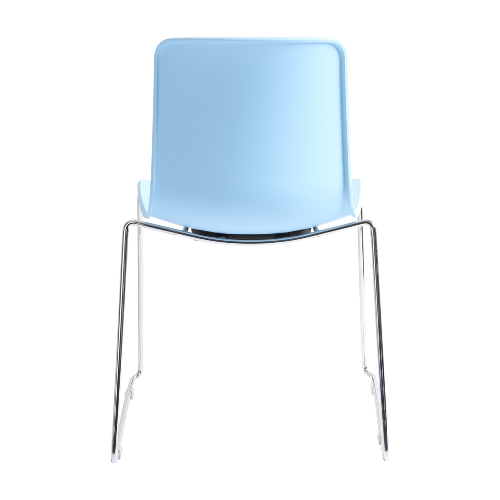 Acti Chair (Pale Blue / Sled Base Chrome) image
