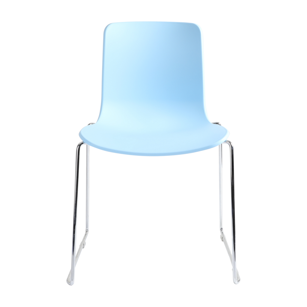 Acti Chair (Pale Blue / Sled Base Chrome) image