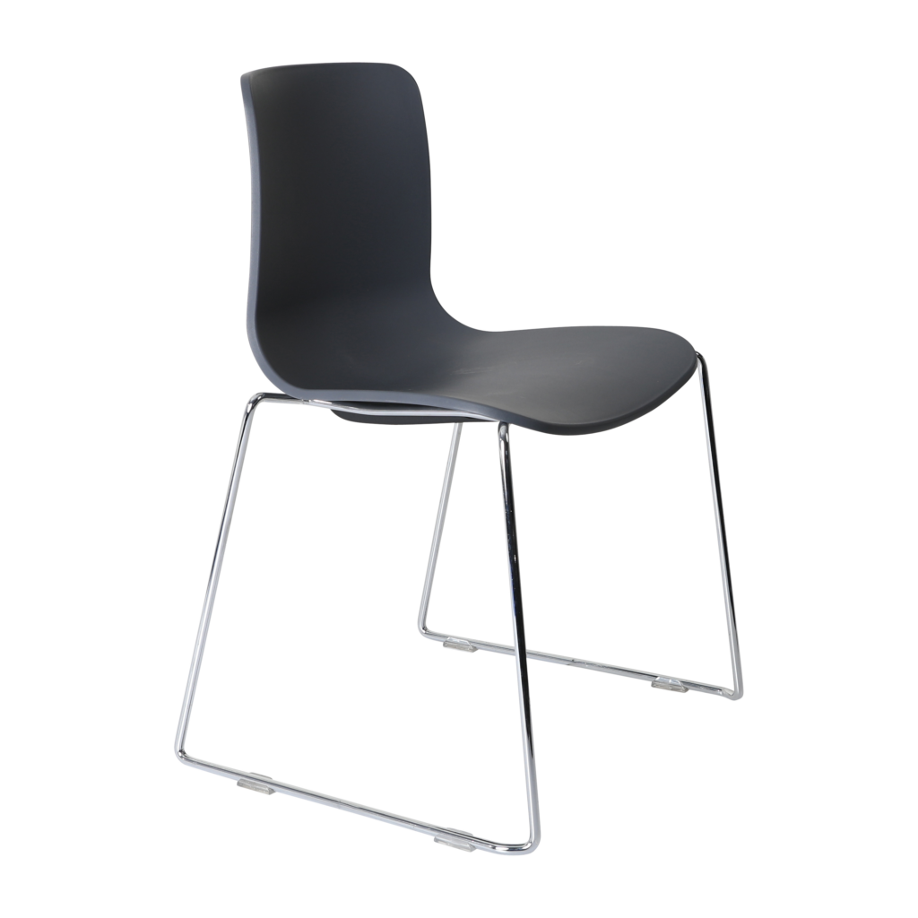 Acti Chair (Charcoal / Sled Base Chrome) image