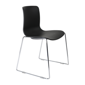 Acti Chair (Black / Sled Base Chrome)