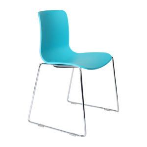 Acti Chair (Teal / Sled Base Chrome)