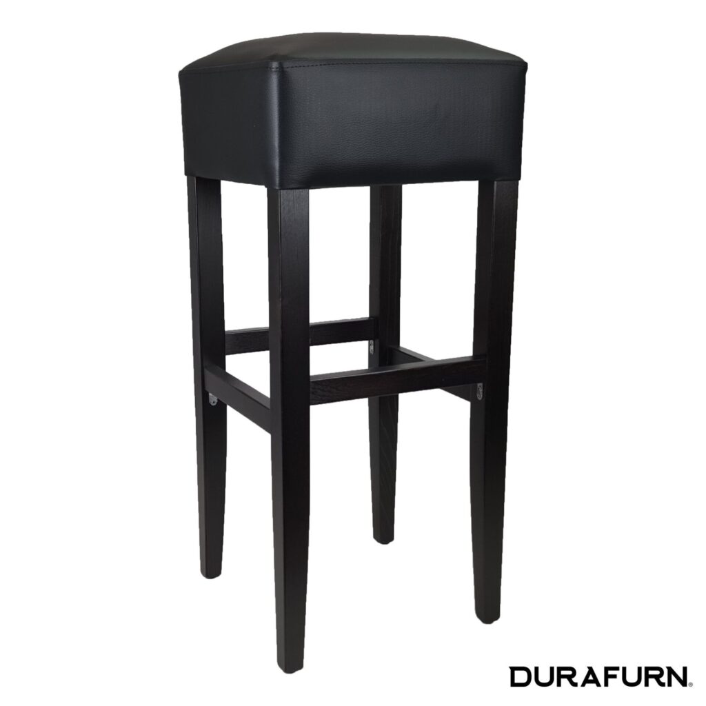 Apollo Stool – Wenge H – Black Vinyl image