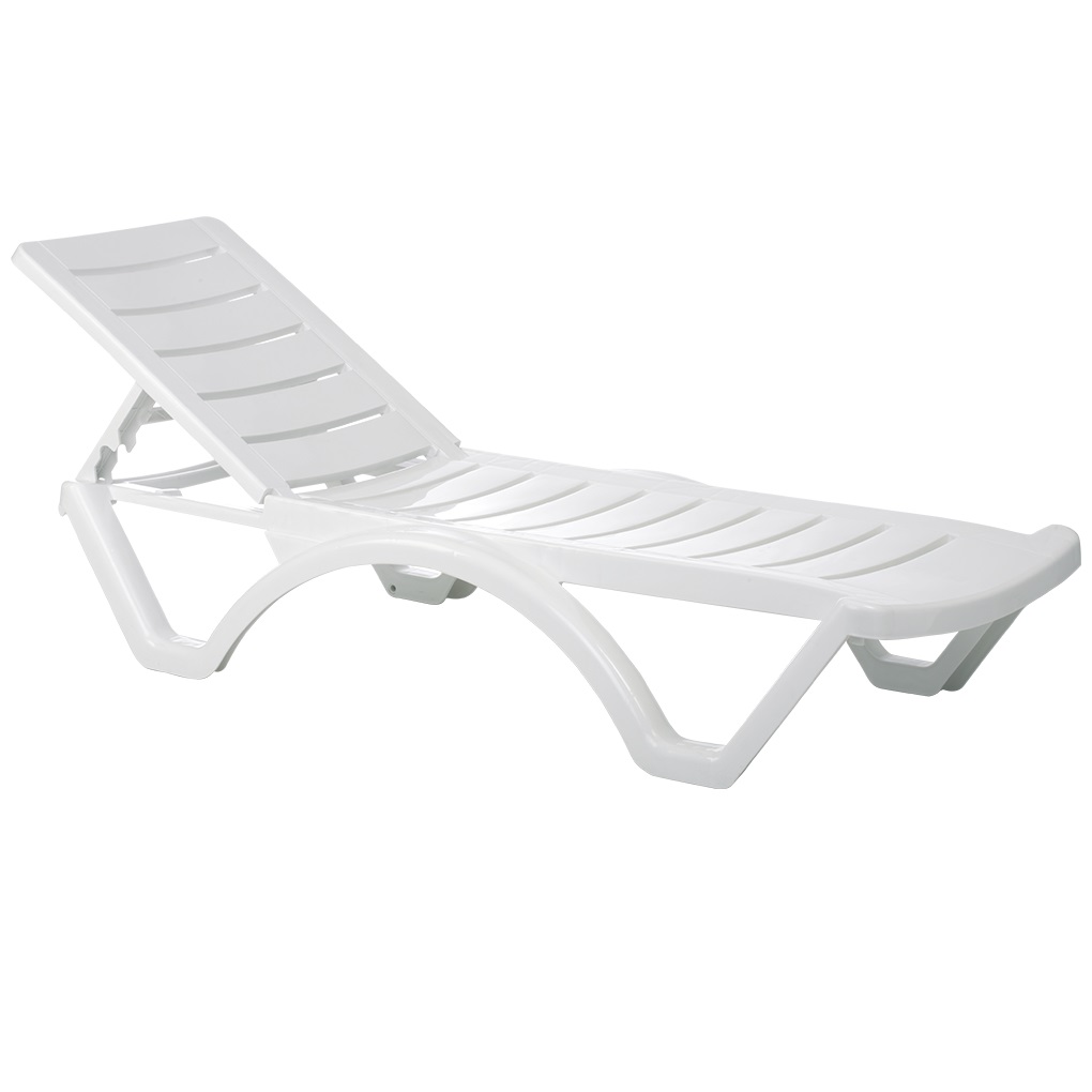 Aqua Sunlounger – White (1 Year Warranty) image