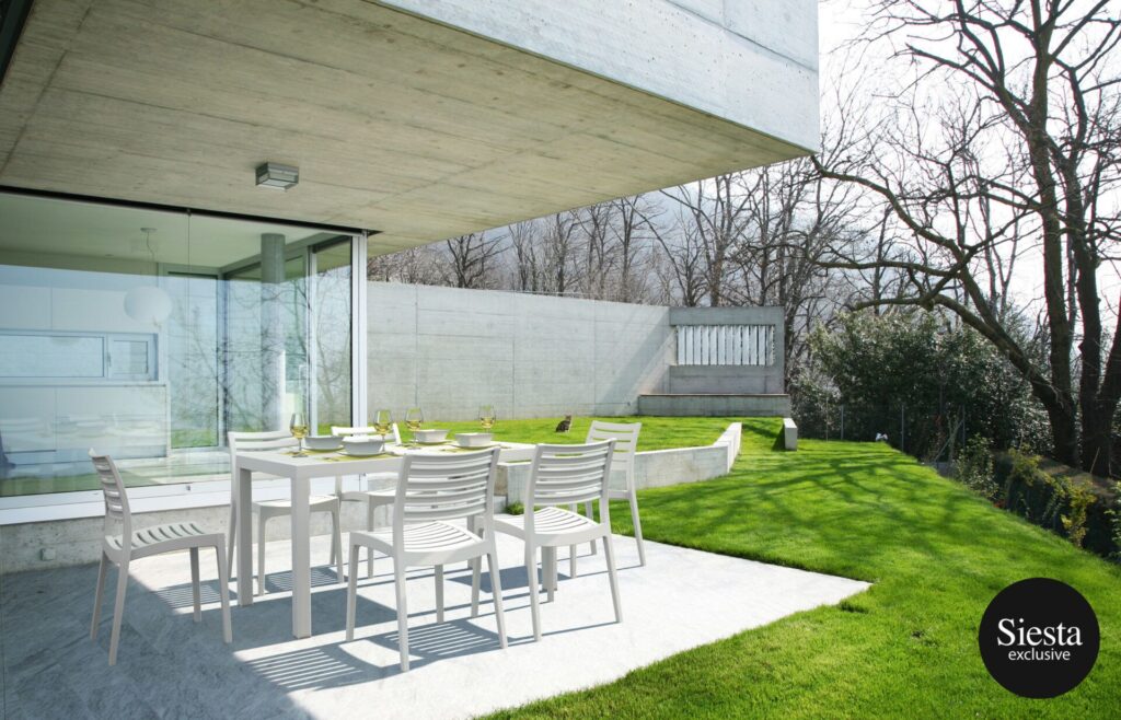 Ares 140 Table/Air XL Armchair 6 Seat Package – Black image