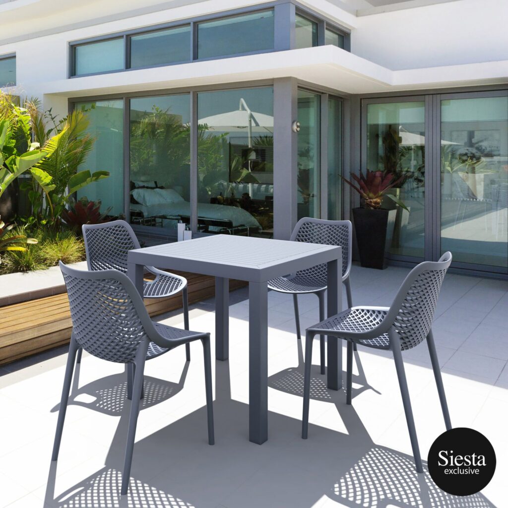 Ares 80 Table/ Air Chair 4 Seat Package – Anthracite image