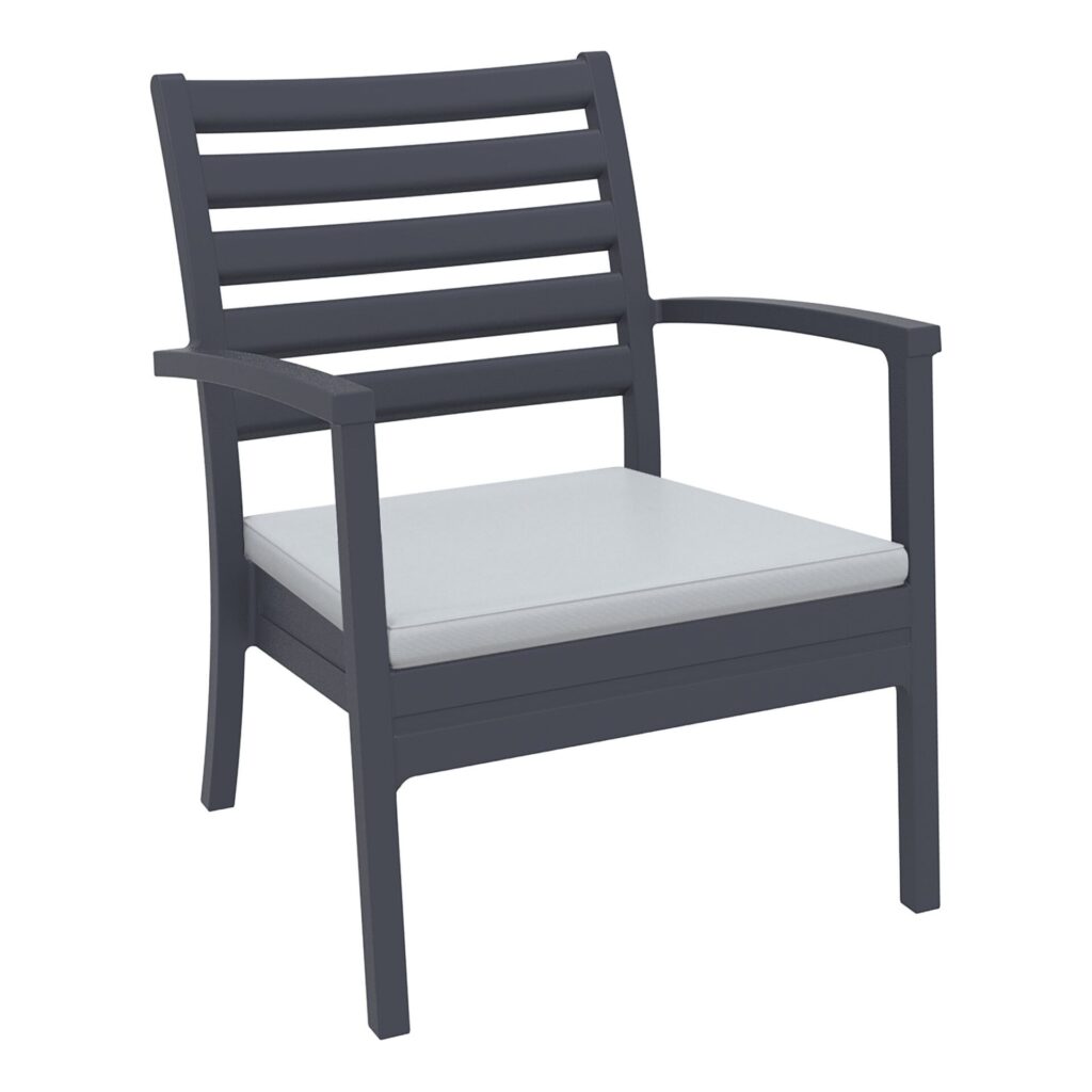 Artemis XL Armchair – Taupe with Beige Seat Cushion image