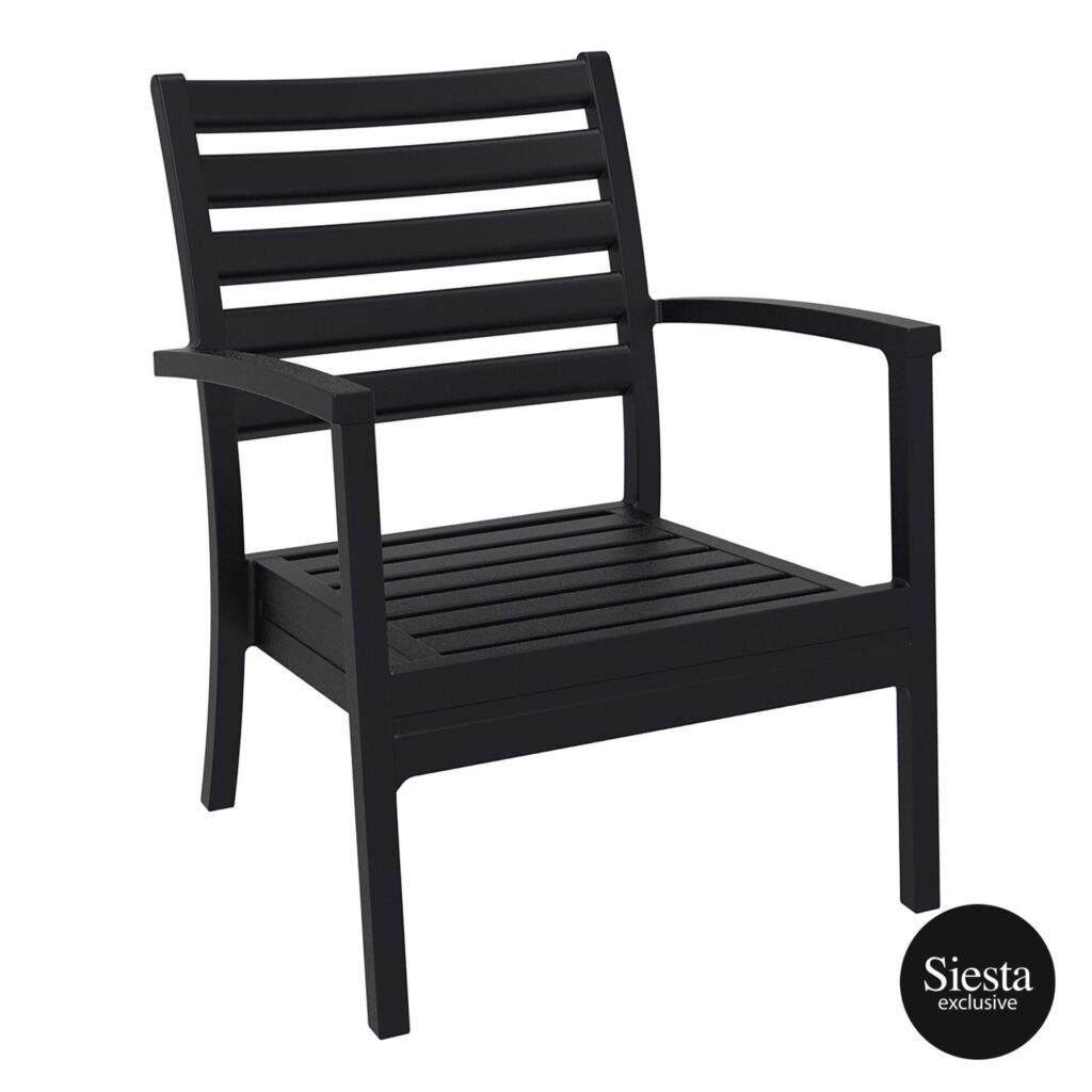 Artemis XL Lounge Armchair – Black image