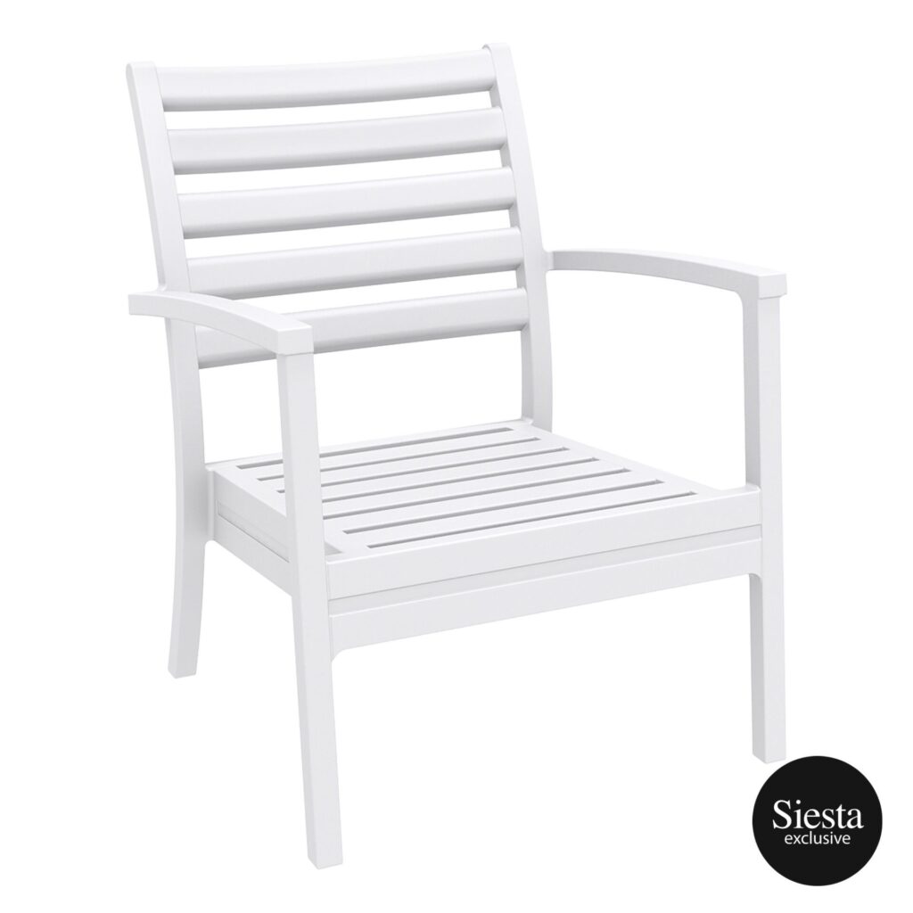 Artemis XL Lounge Armchair – White image