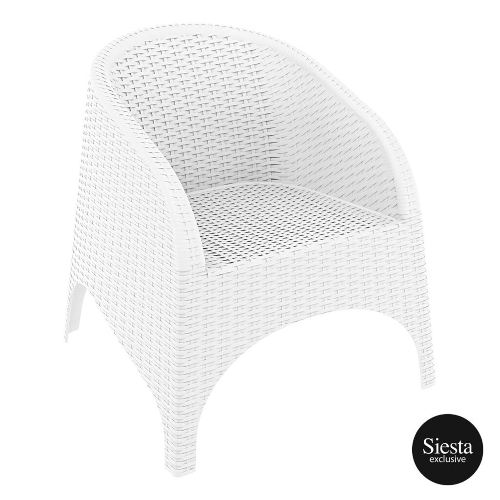 Aruba Armchair – White image