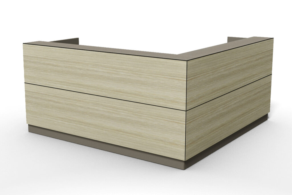 Axis Reception Desk – White image