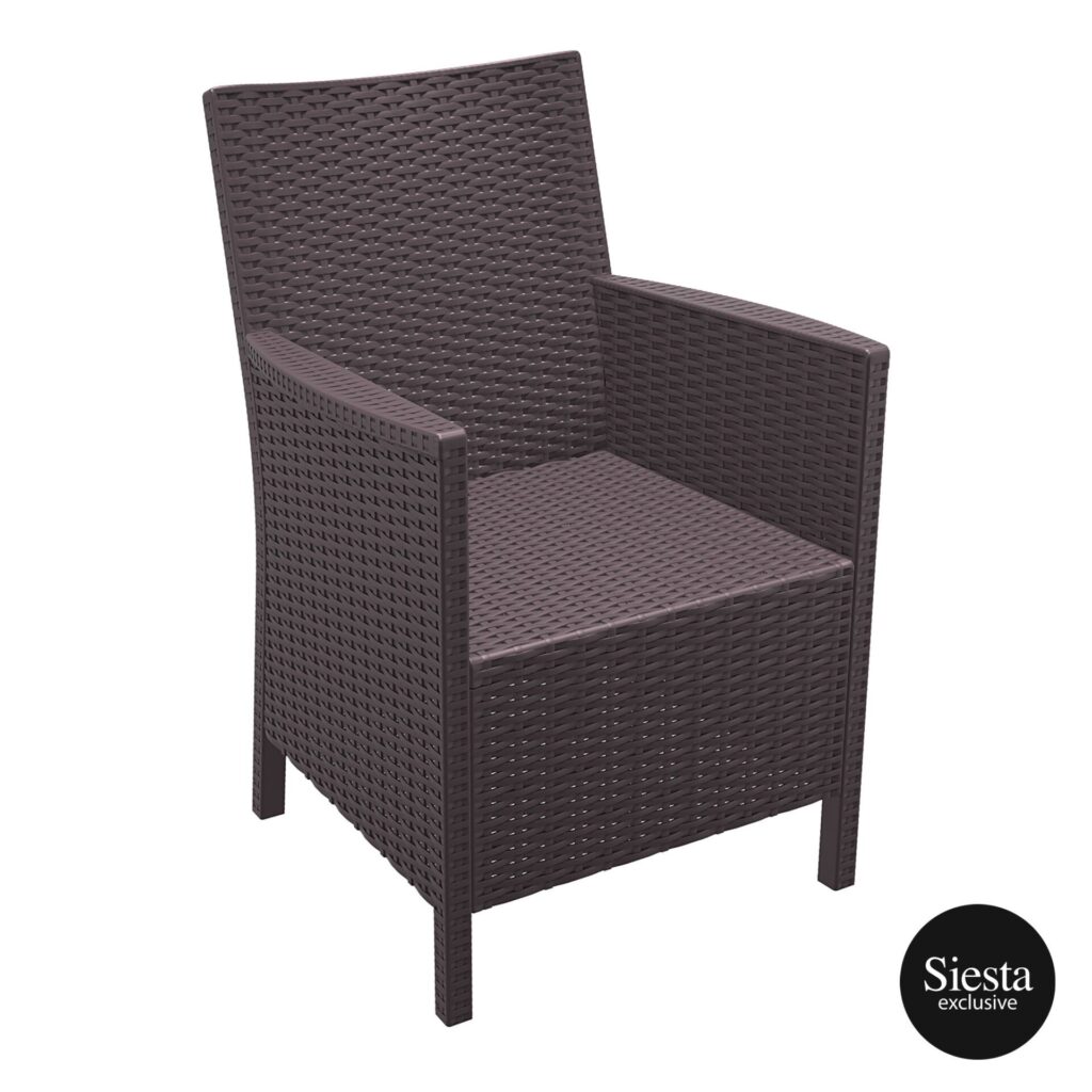 California Armchair – Chocolate image