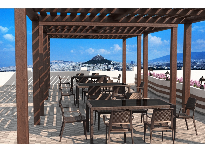 Capri Armchair – Chocolate image