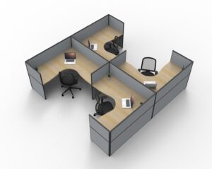 SHUSH30 Corner Workstations (1500W x 25H x 1500D)