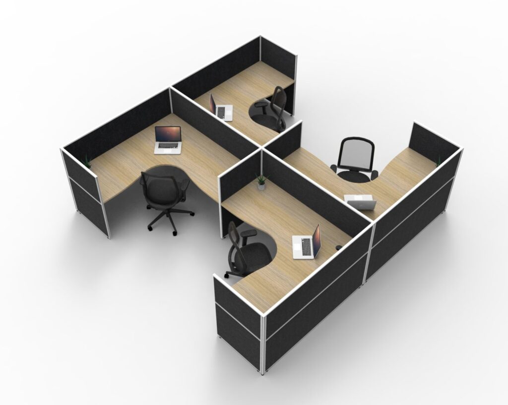 SHUSH30 Corner Workstations (1500W x 25H x 1500D) image