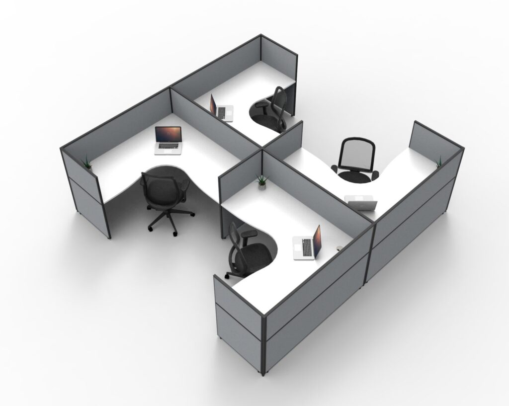 SHUSH30 Corner Workstations (1800W x 25H x 1500D) image