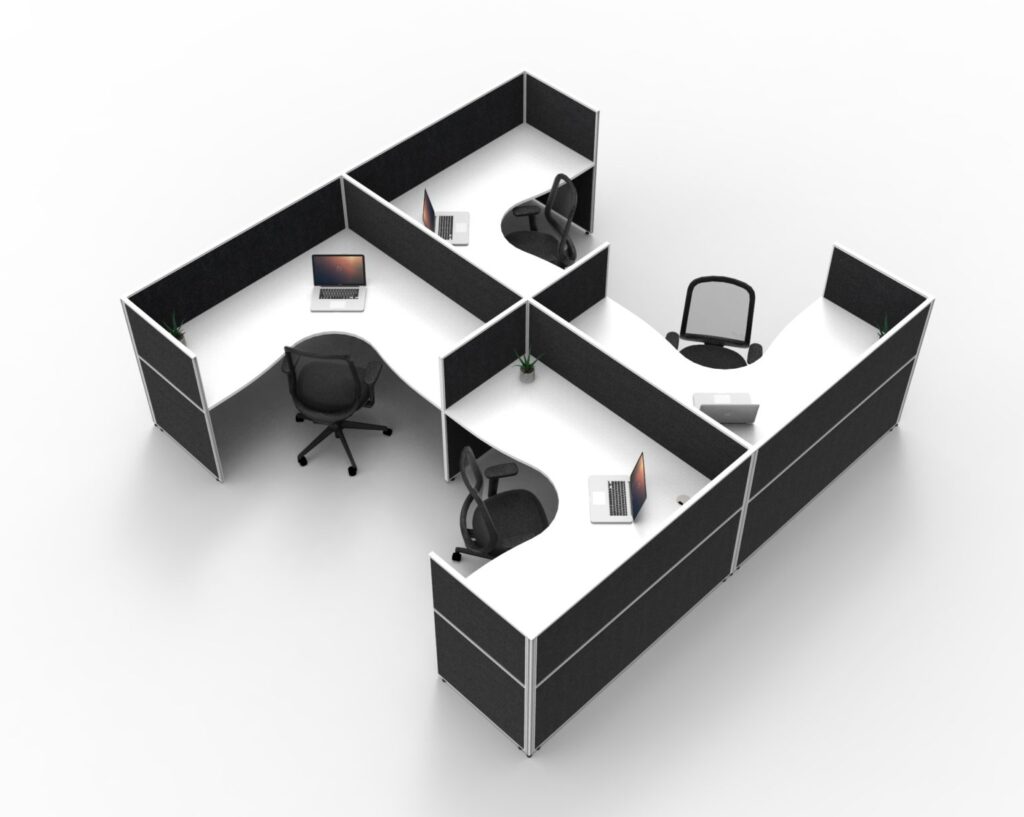 SHUSH30 Corner Workstations (1800W x 25H x 1200D) image