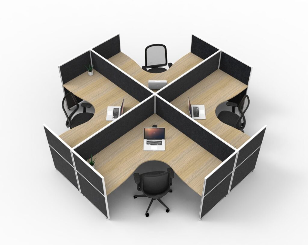 SHUSH30 Corner Workstations (1800W x 25H x 1500D) image