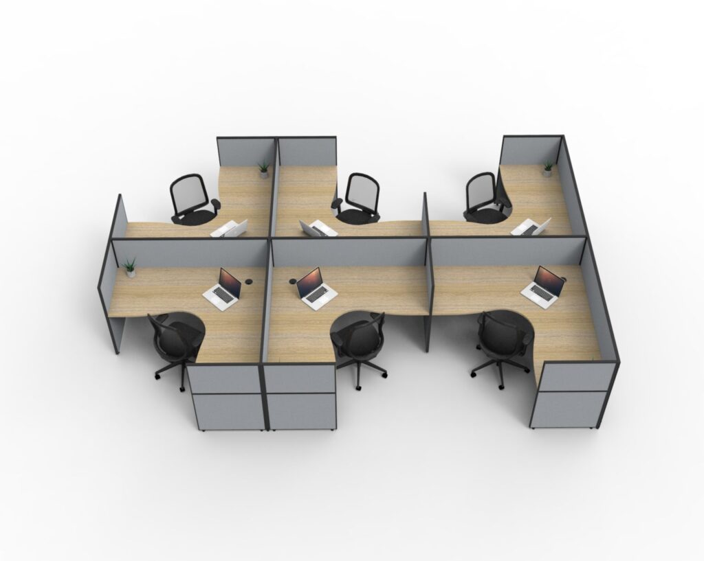 SHUSH30 Corner Workstations (1800W x 25H x 1500D) image