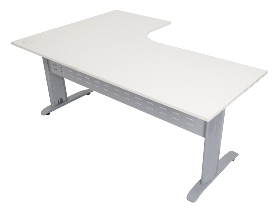 Span White Corner Workstations (1500W x 730H x 1500D) image