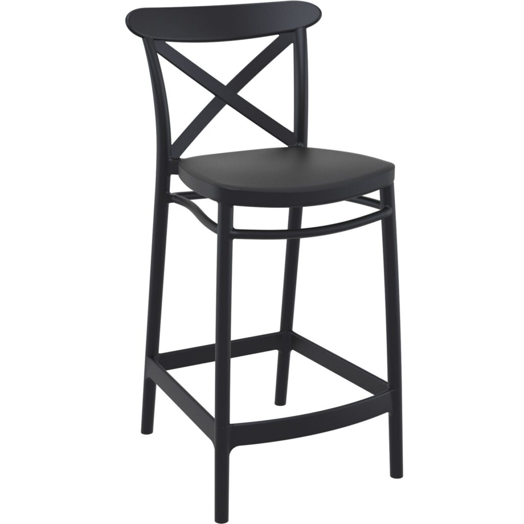 Cross Barstool 65 – White image