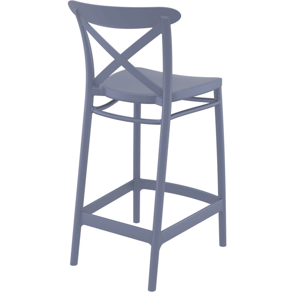 Cross Barstool 65 – White image