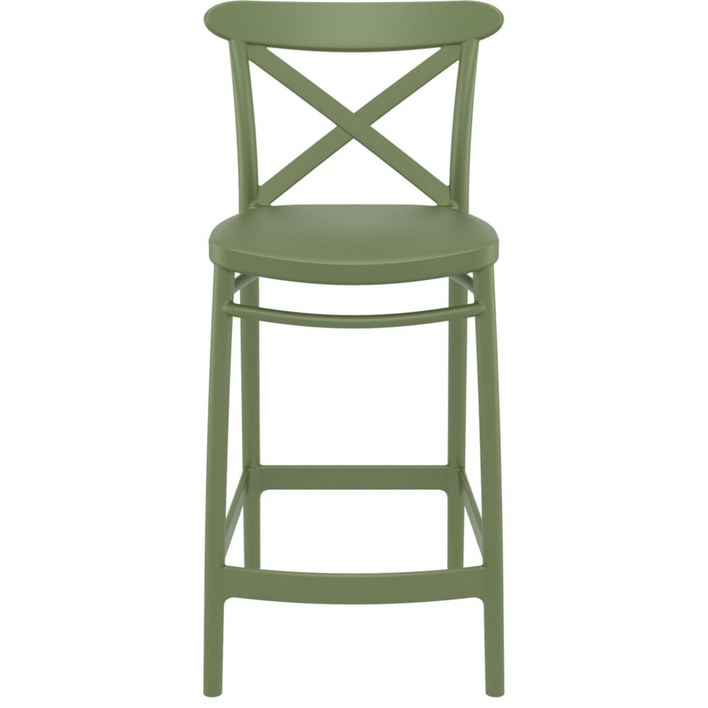 Cross Barstool 65 – White image