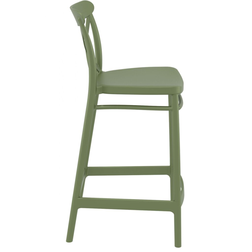 Cross Barstool 65 – White image