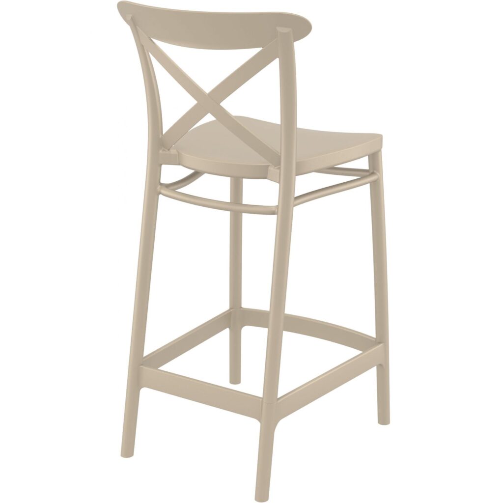 Cross Barstool 65 – White image